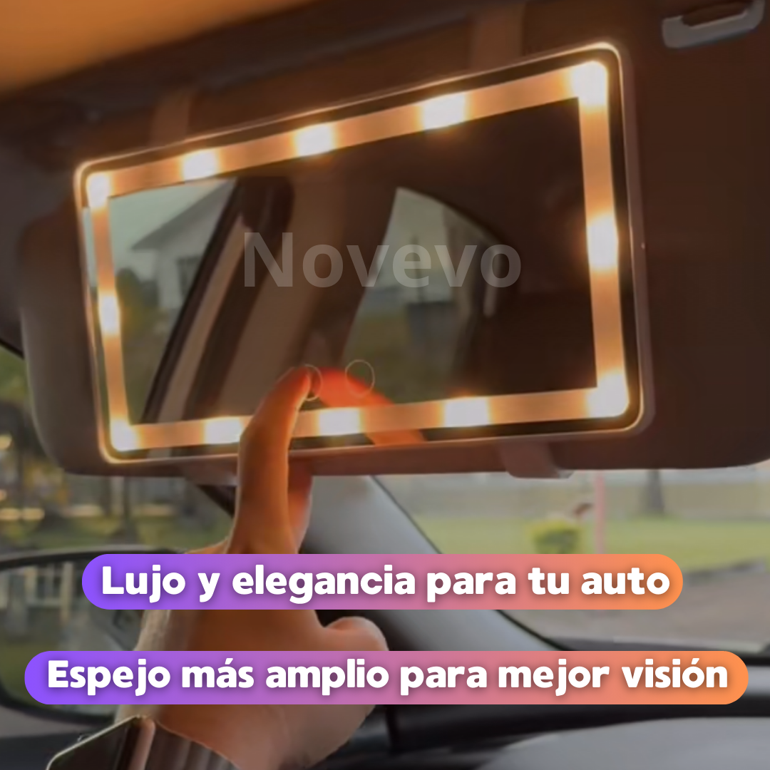 Espejo De Lujo LED Para Carro®