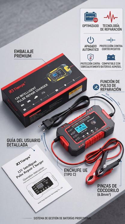 ARRANCADOR DE BATERIA INCLUYE MANUAL DE INSTRUCCIONES