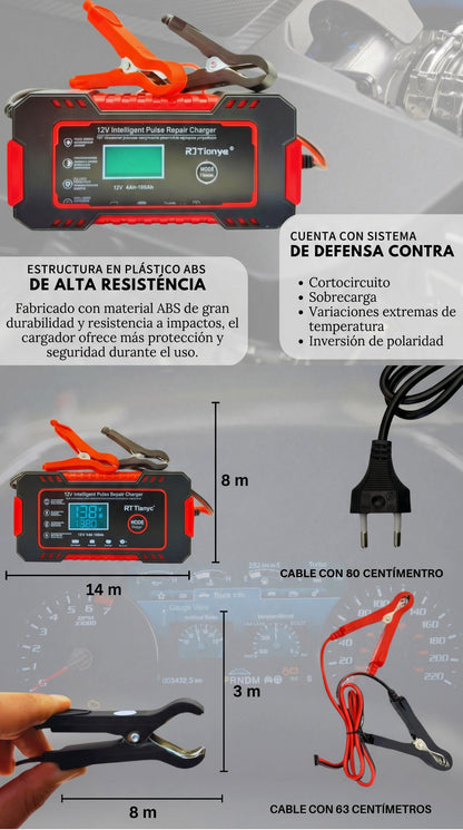 ARRANCADOR DE BATERIA INCLUYE MANUAL DE INSTRUCCIONES