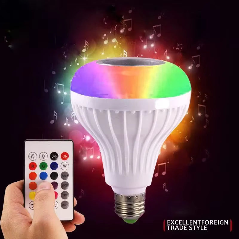 Bombillo Multifuncional con Altavoz Bluetooth